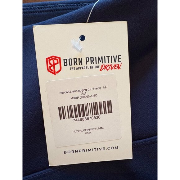 Born Primitive Fleece-Lined Leggings in Navy Blue Women’s Medium Tall - Picture 6 of 10